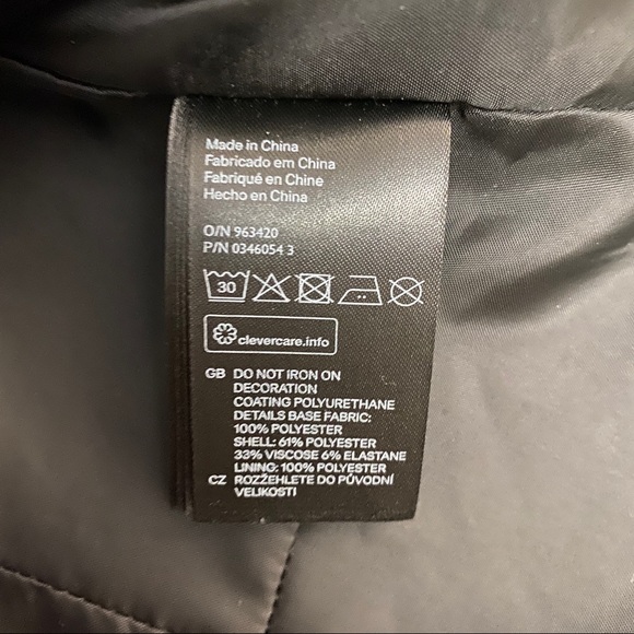 H&M blazer with leather detailing. - Picture 6 of 6